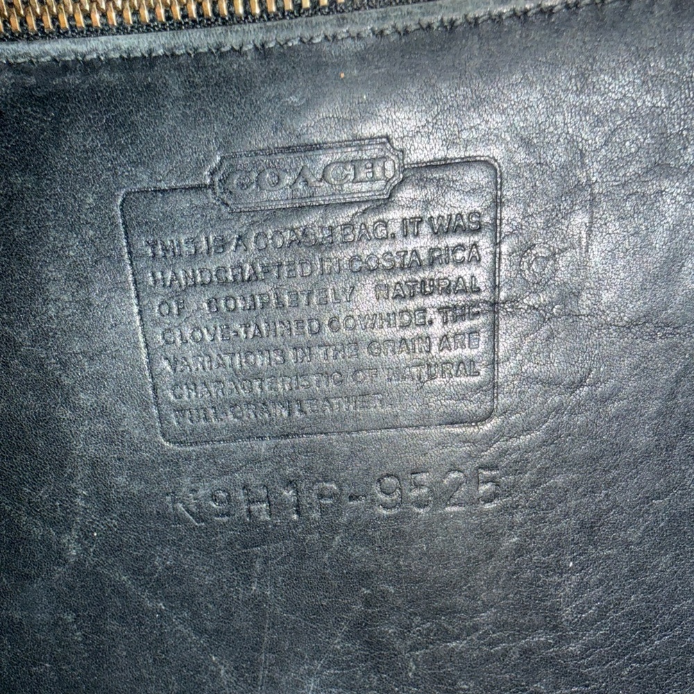 🖤 Vintage Coach Stewardess Crossbody Bag | Black |9525 | 2001 | Costa Rica - Picture 3 of 11